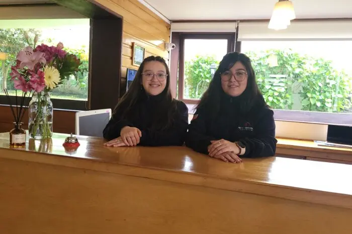 Recepción de Hotel Germania Puerto Varas